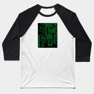 Green Dark Age Baseball T-Shirt